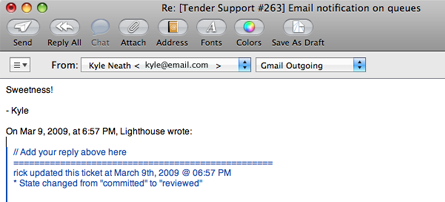 Lighthouse Email Support